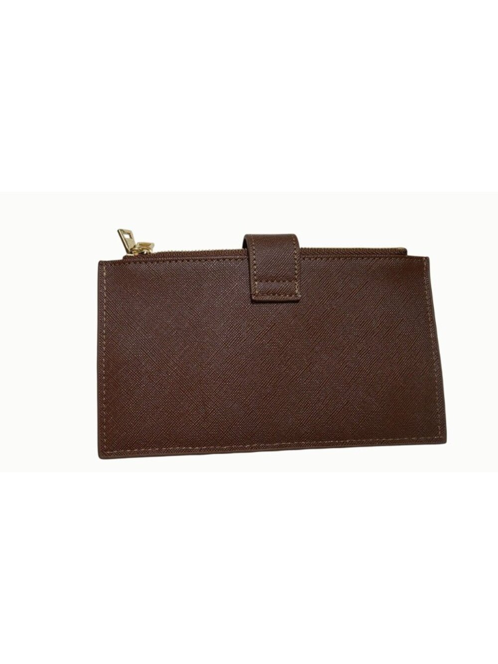 Travelambo Women’s RFID Wallet Brown Double Zip Bifold 15 Card Slots ID Window - Picture 2 of 7
